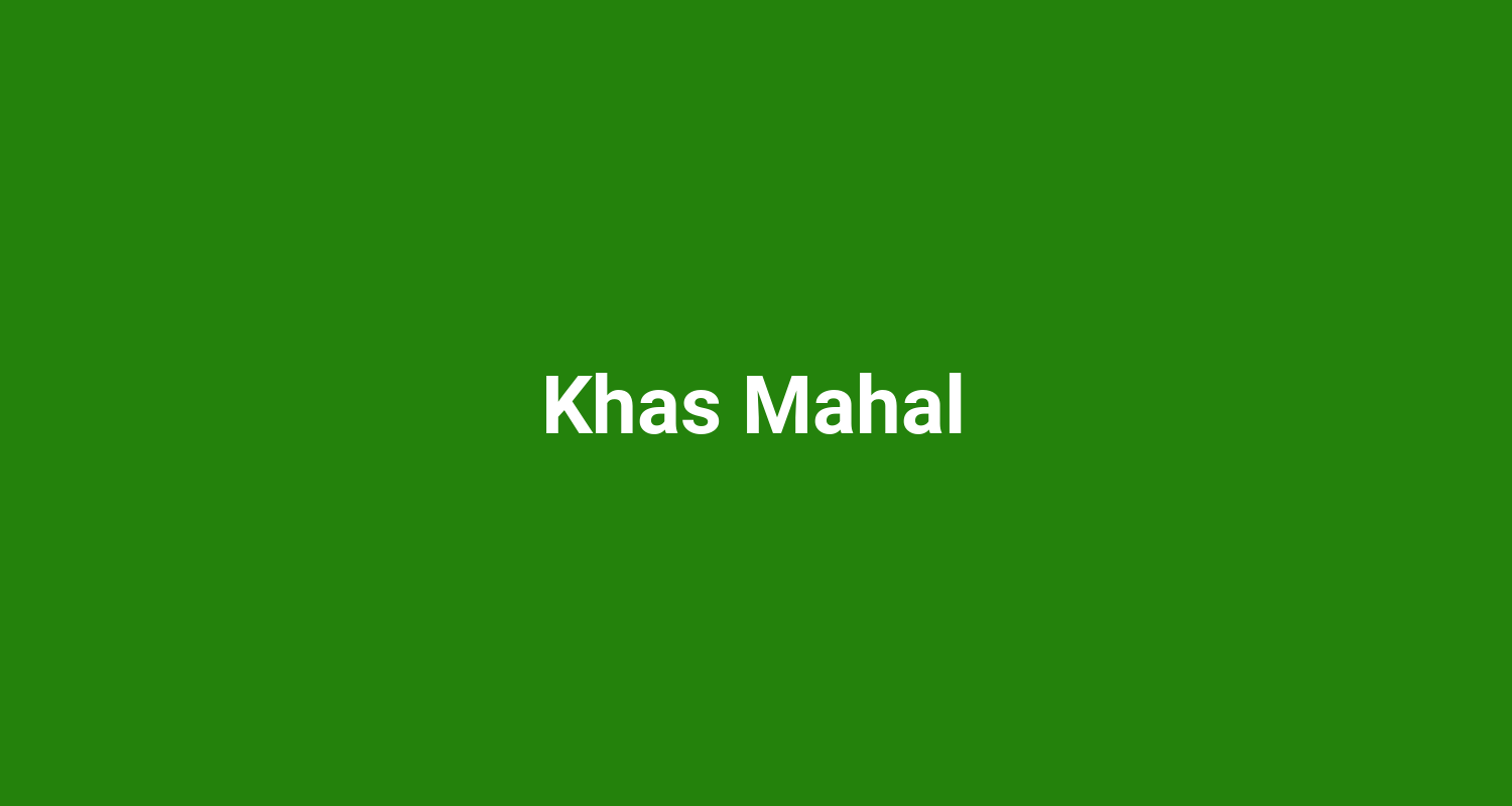 Khas Mahal