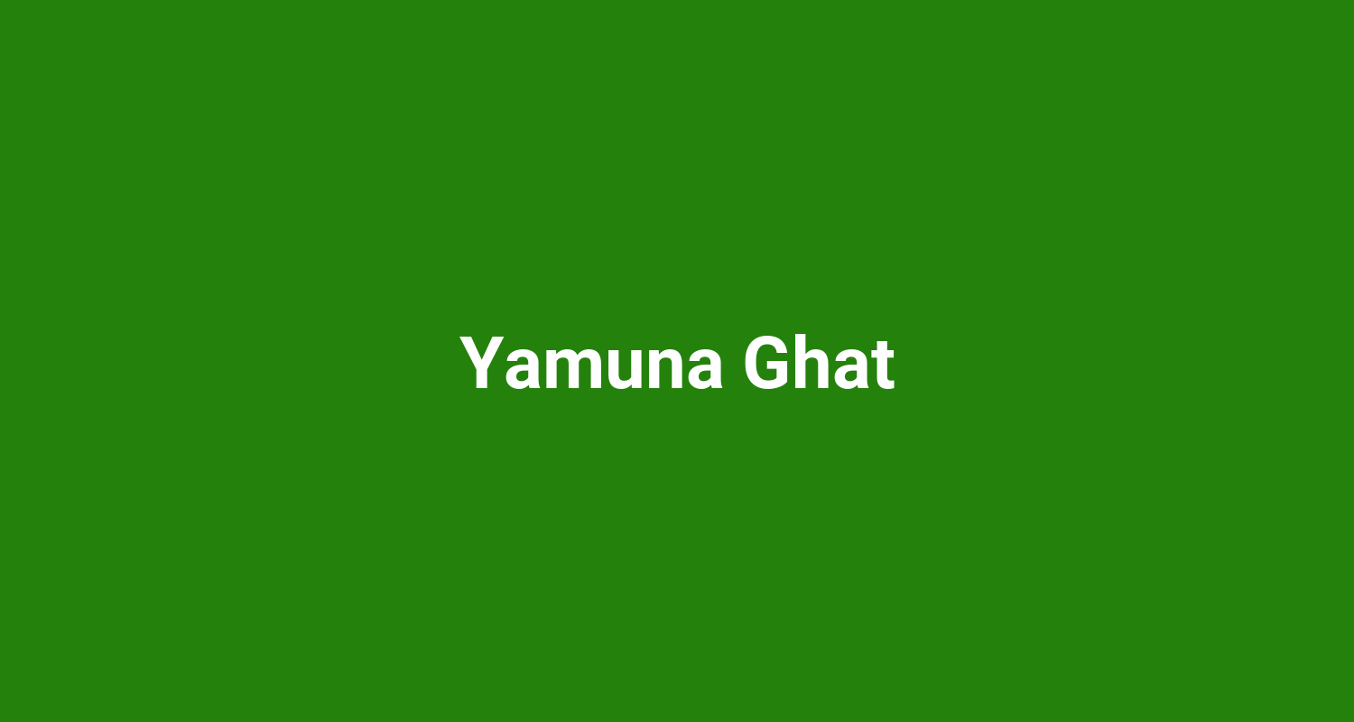 Yamuna Ghat