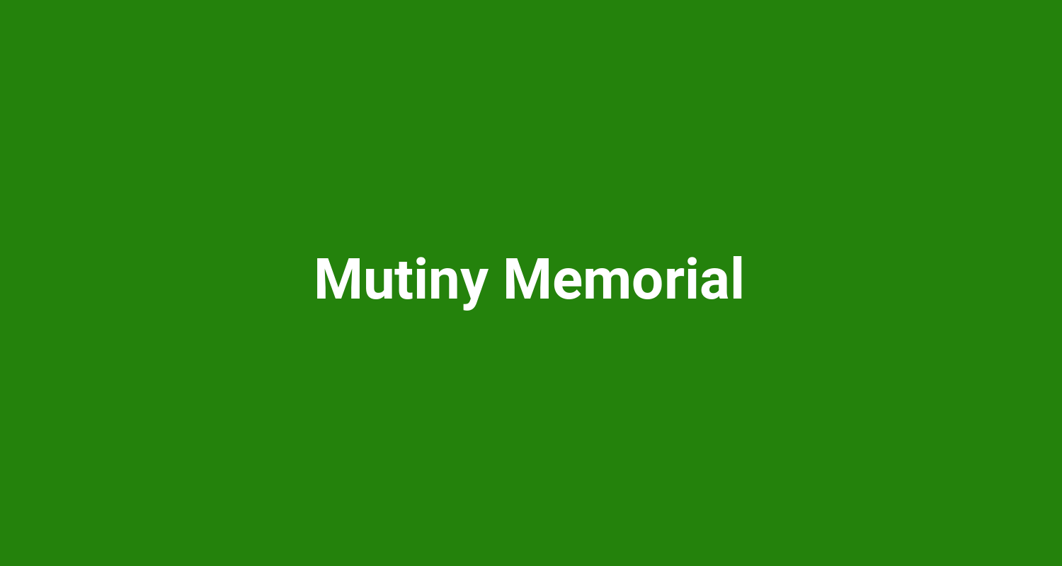 Mutiny Memorial