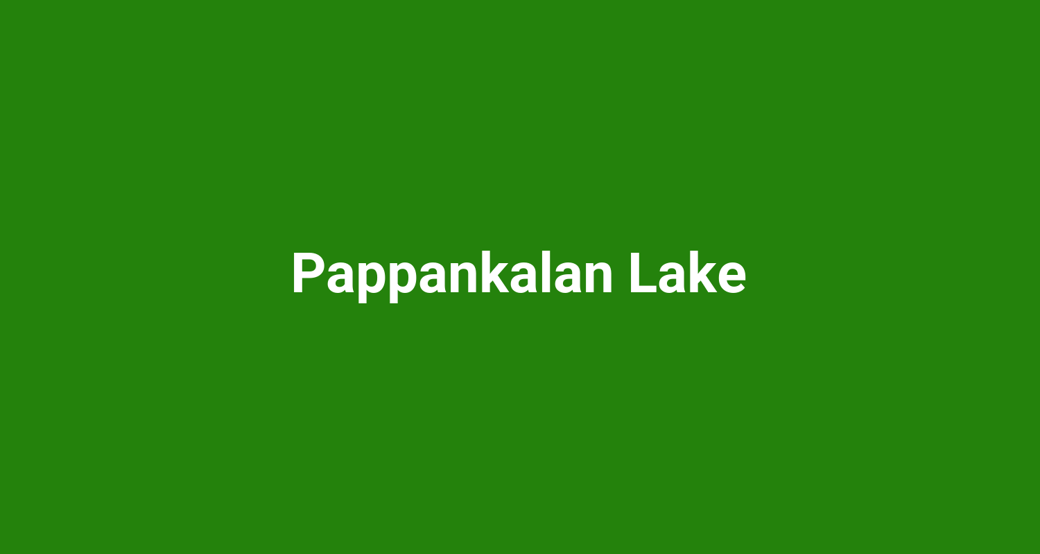 Pappankalan Lake