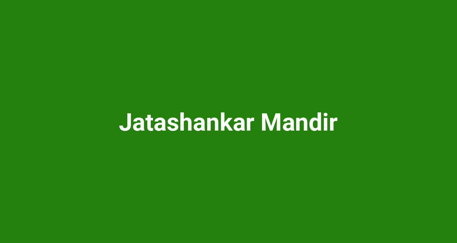 Jatashankar Mandir
