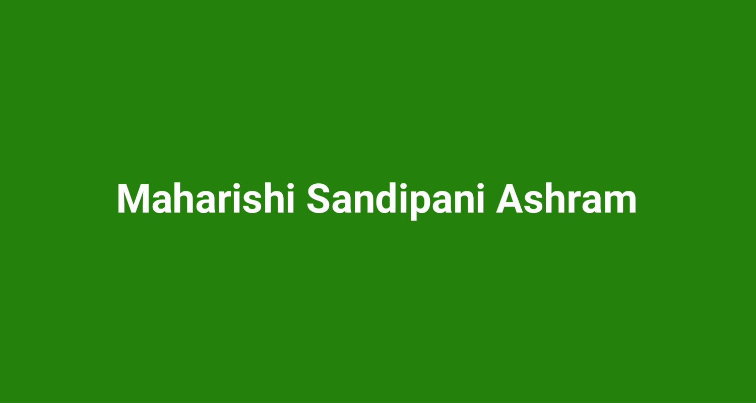 Maharishi Sandipani Ashram