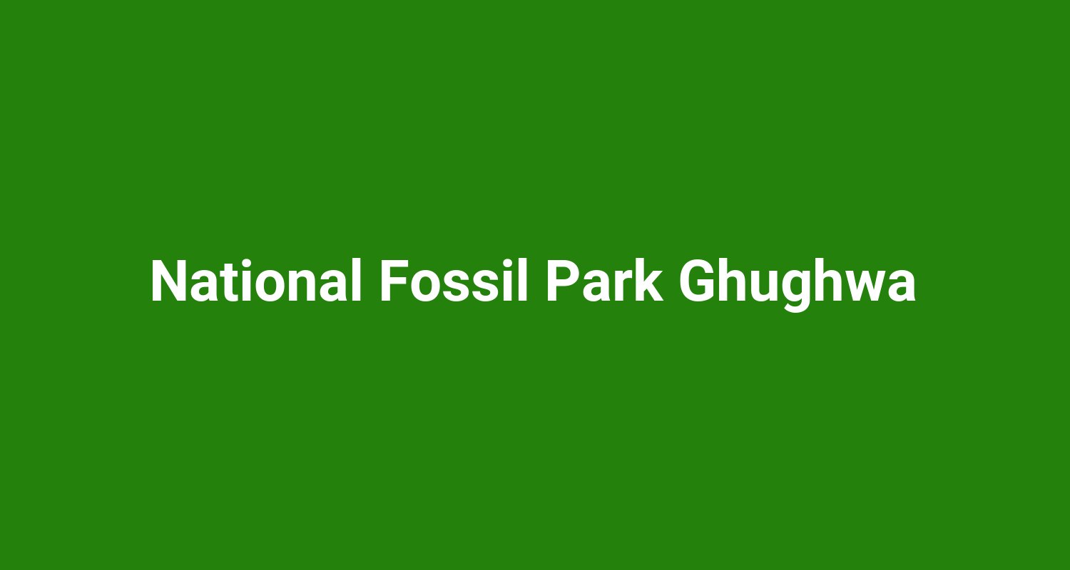 National Fossil Park Ghughwa