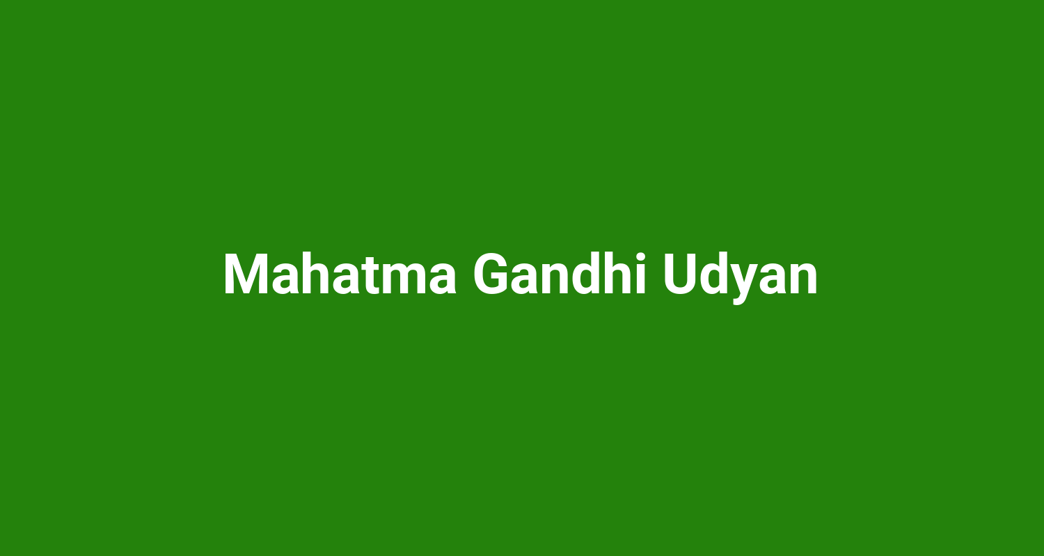 Mahatma Gandhi Udyan