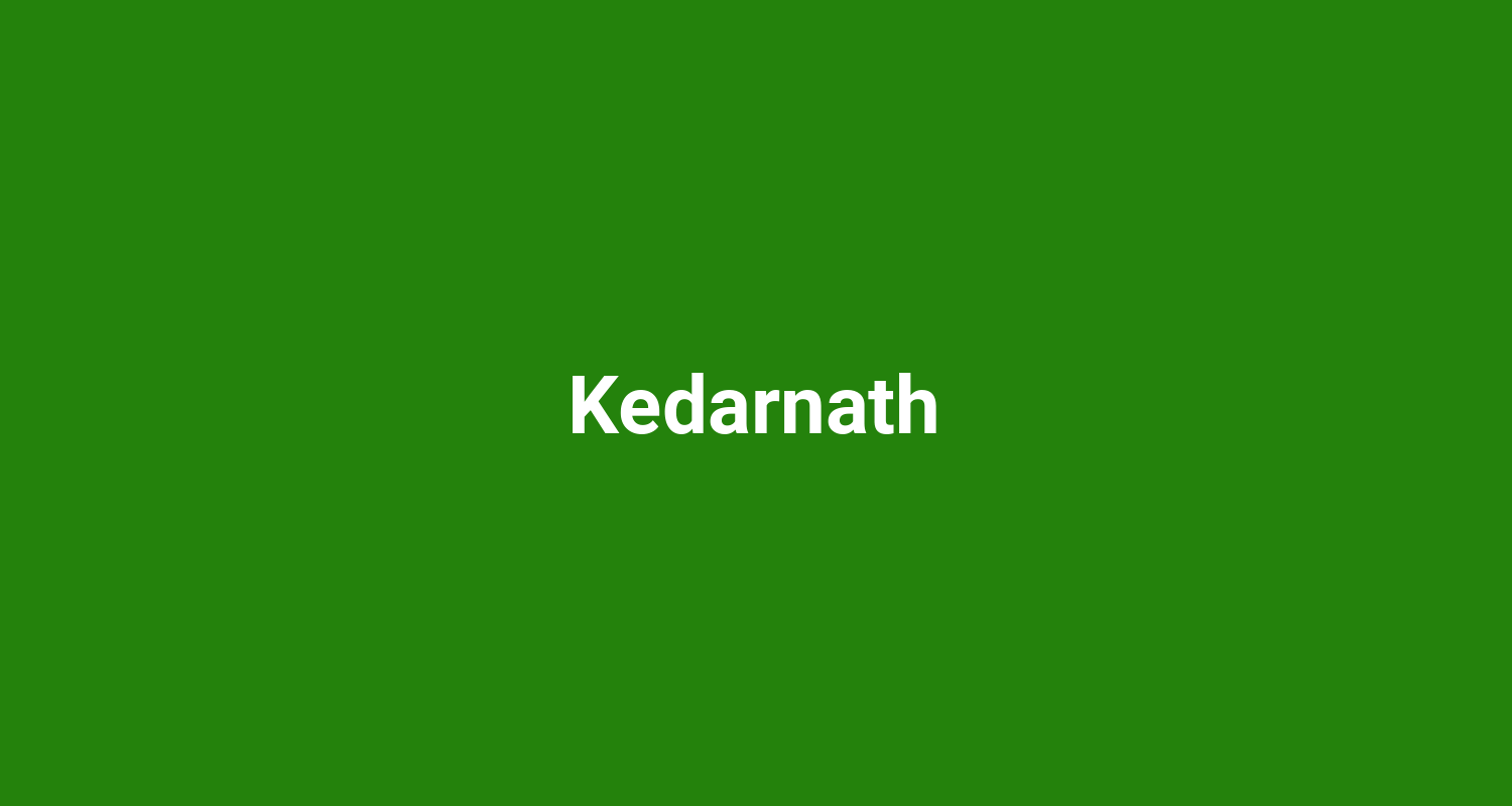 Kedarnath
