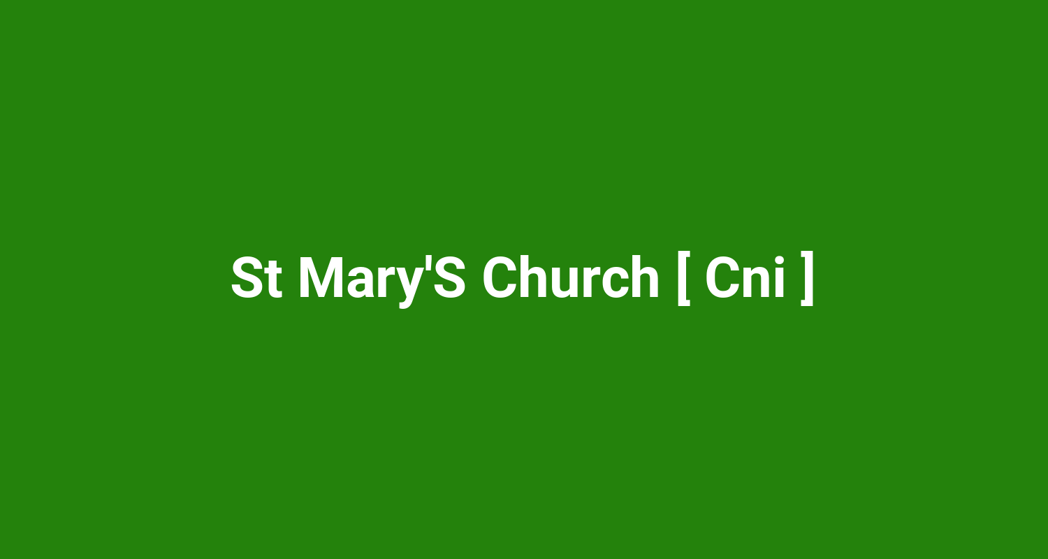 St MaryS Church  Cni 