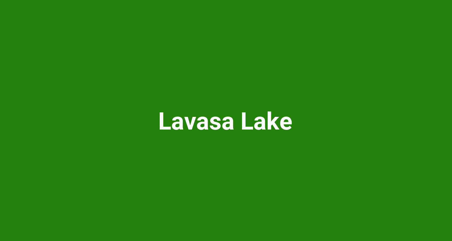 Lavasa Lake