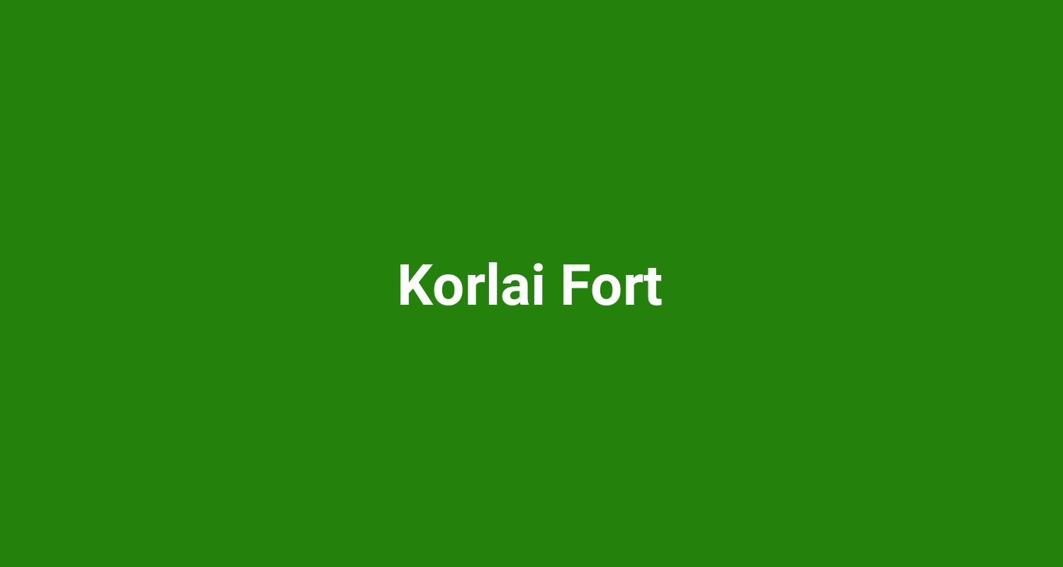 Korlai Fort