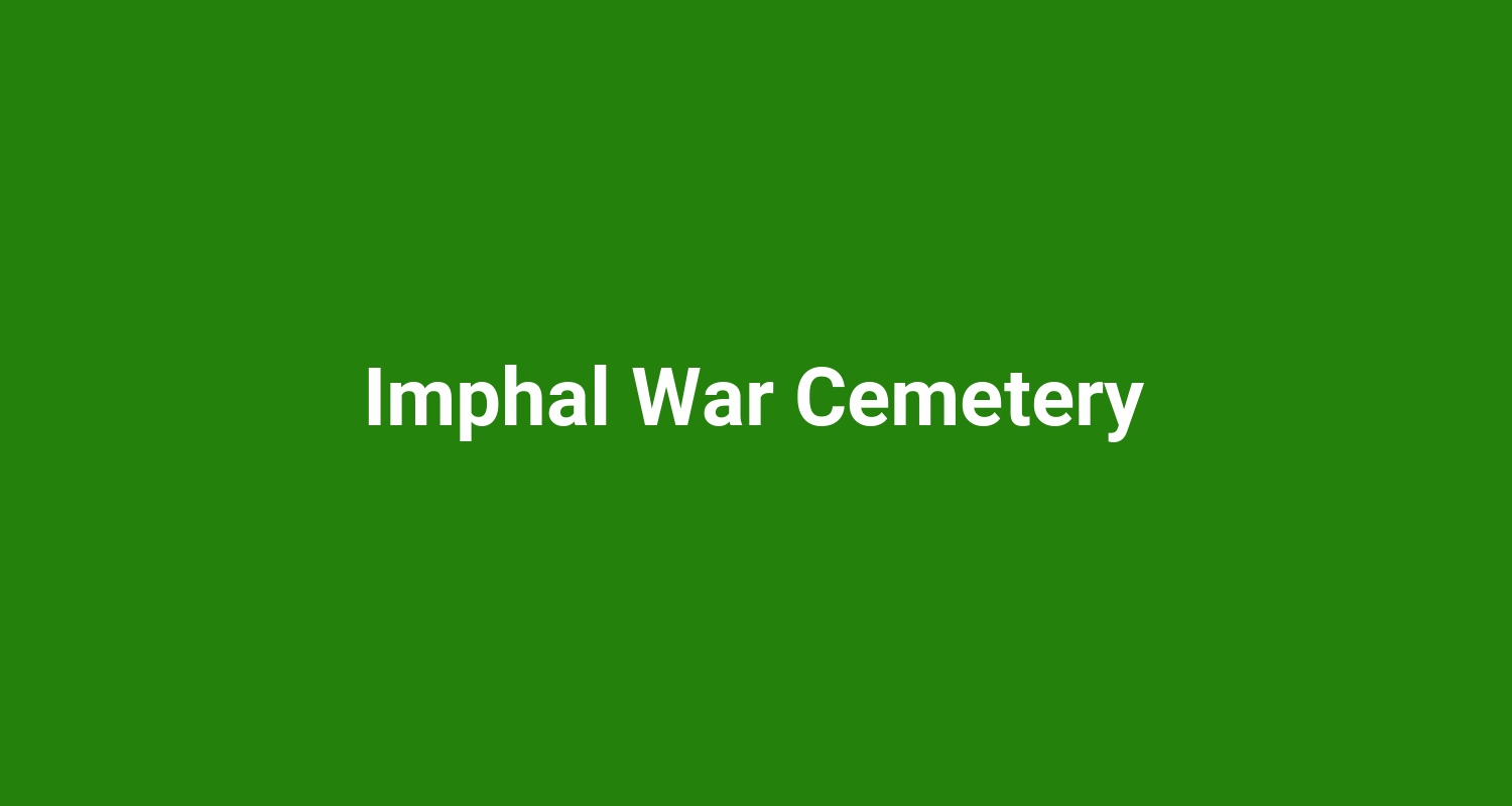 Imphal War Cemetery