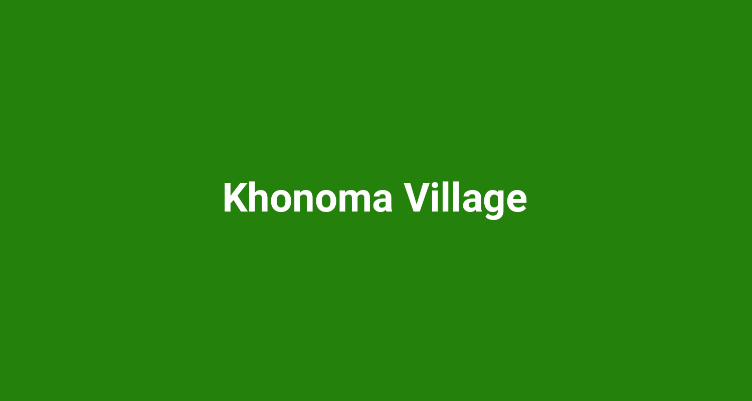 Khonoma Village