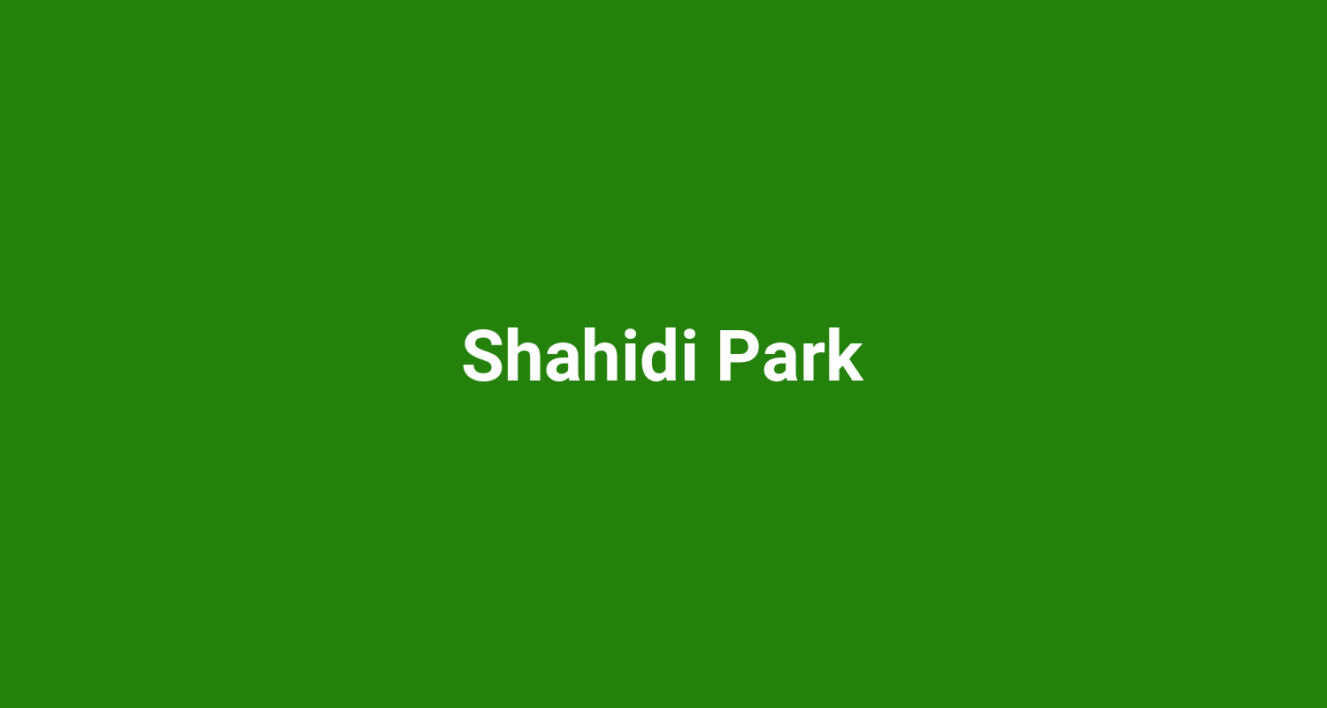 Shahidi Park