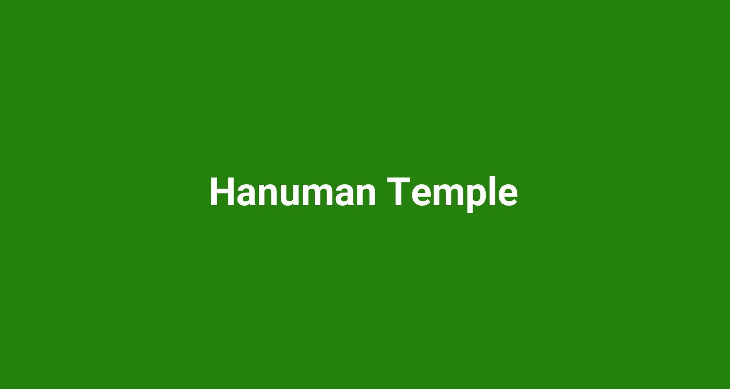 Hanuman Temple