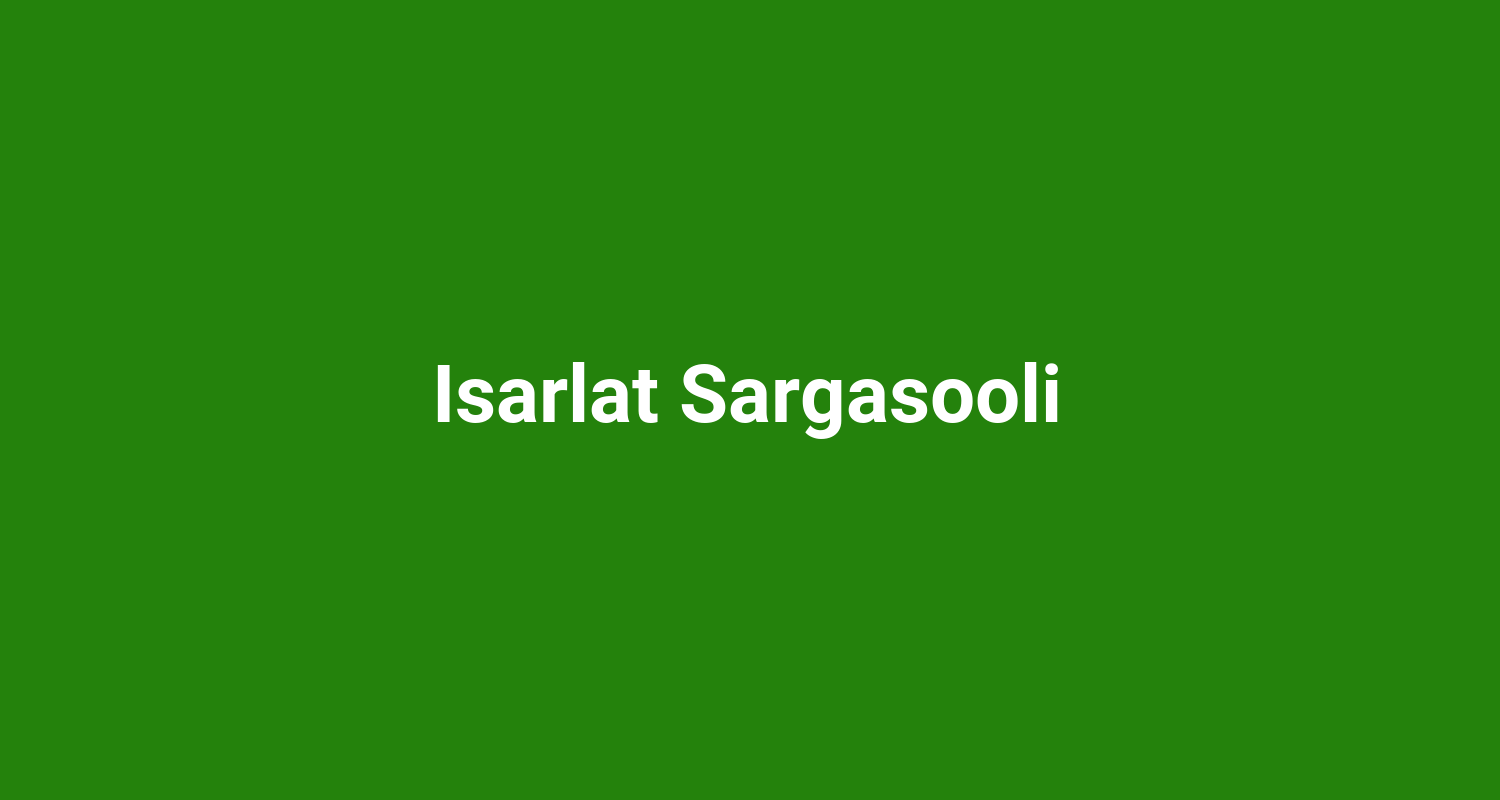 Isarlat Sargasooli