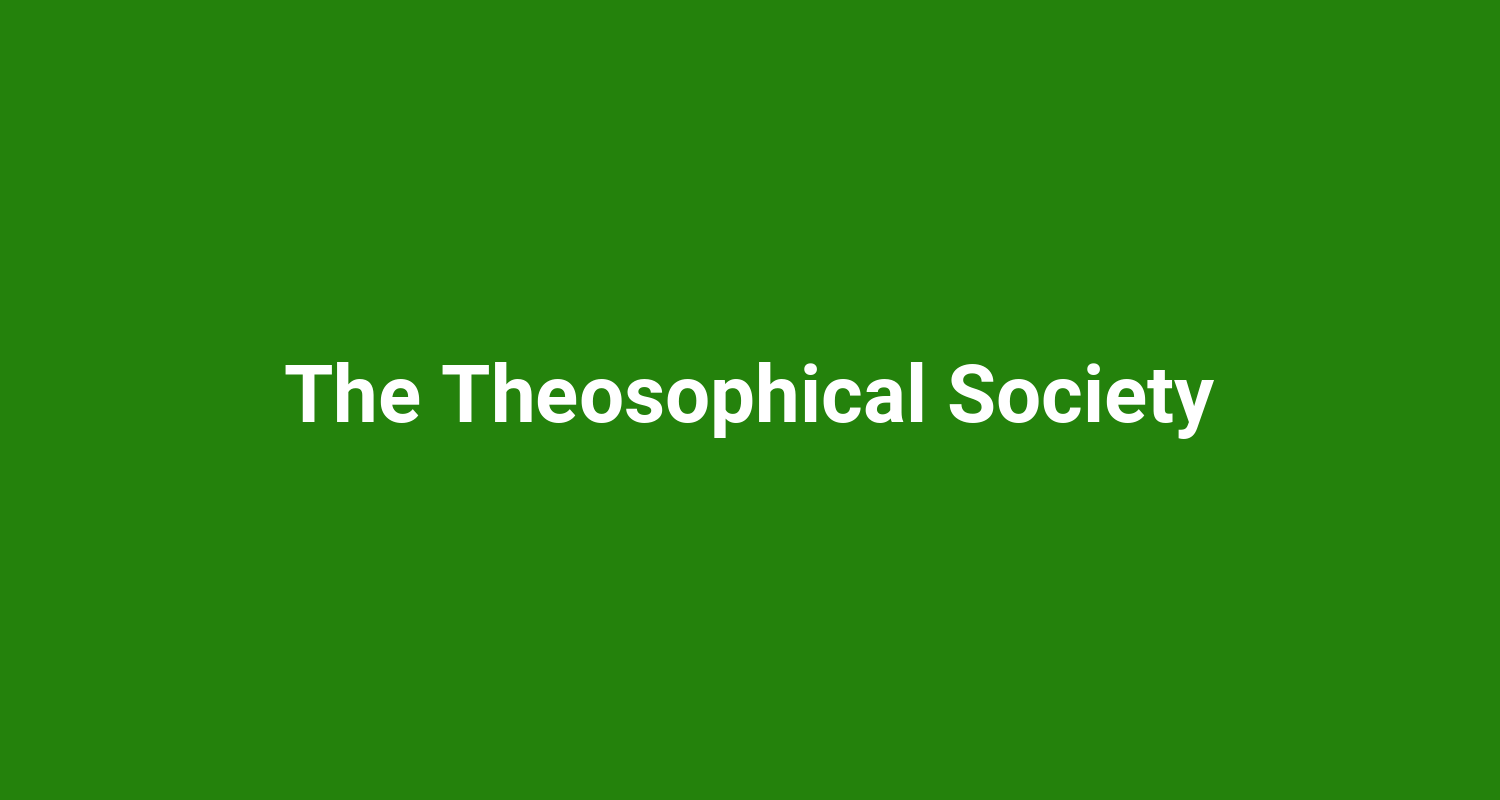 The Theosophical Society
