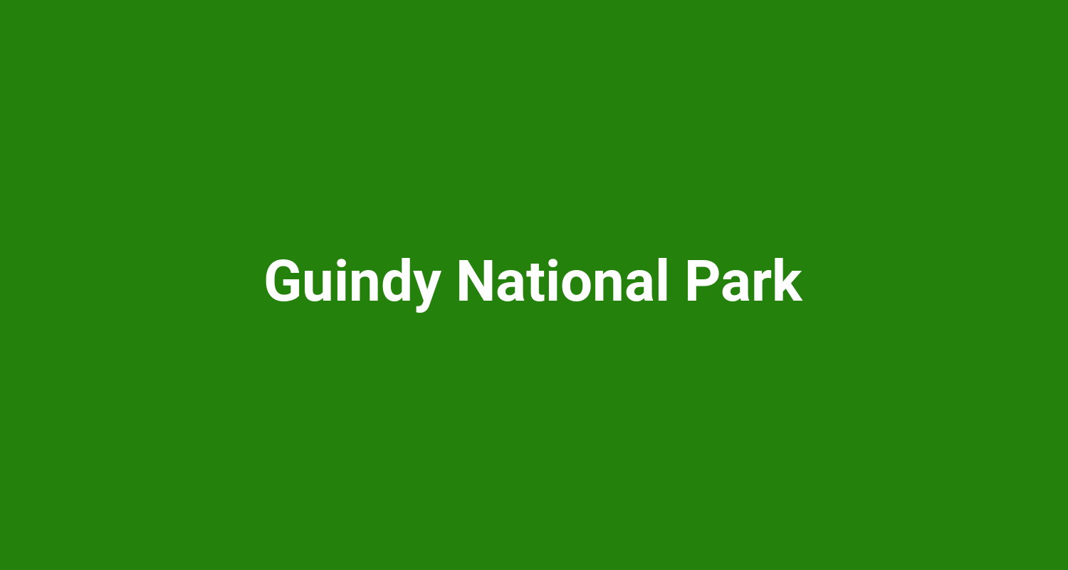 Guindy National Park