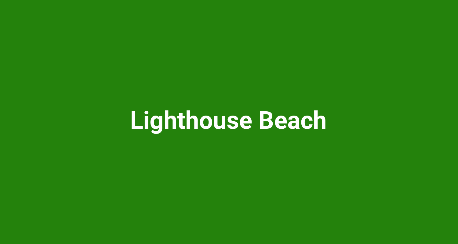 Lighthouse Beach