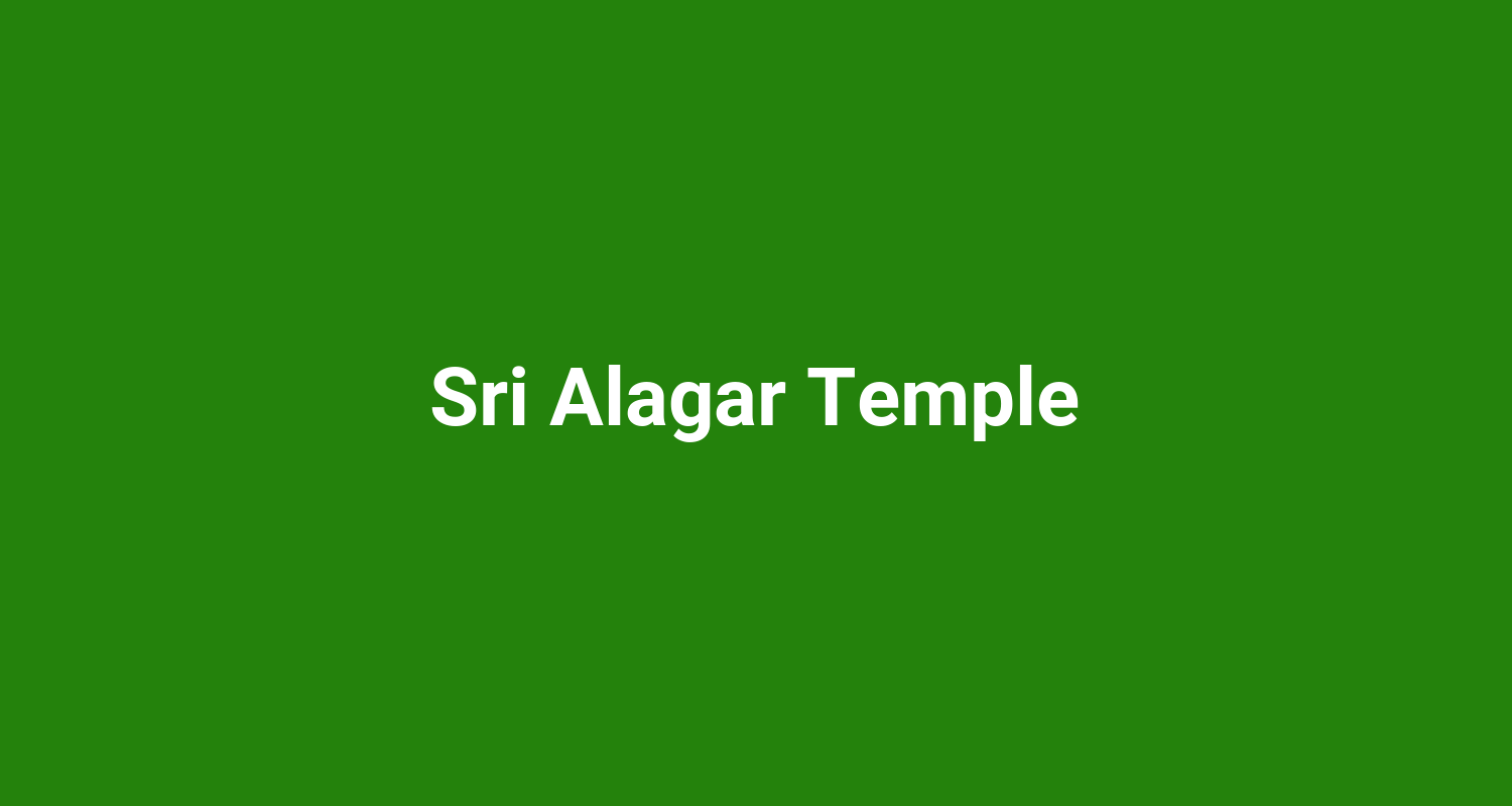 Sri Alagar Temple