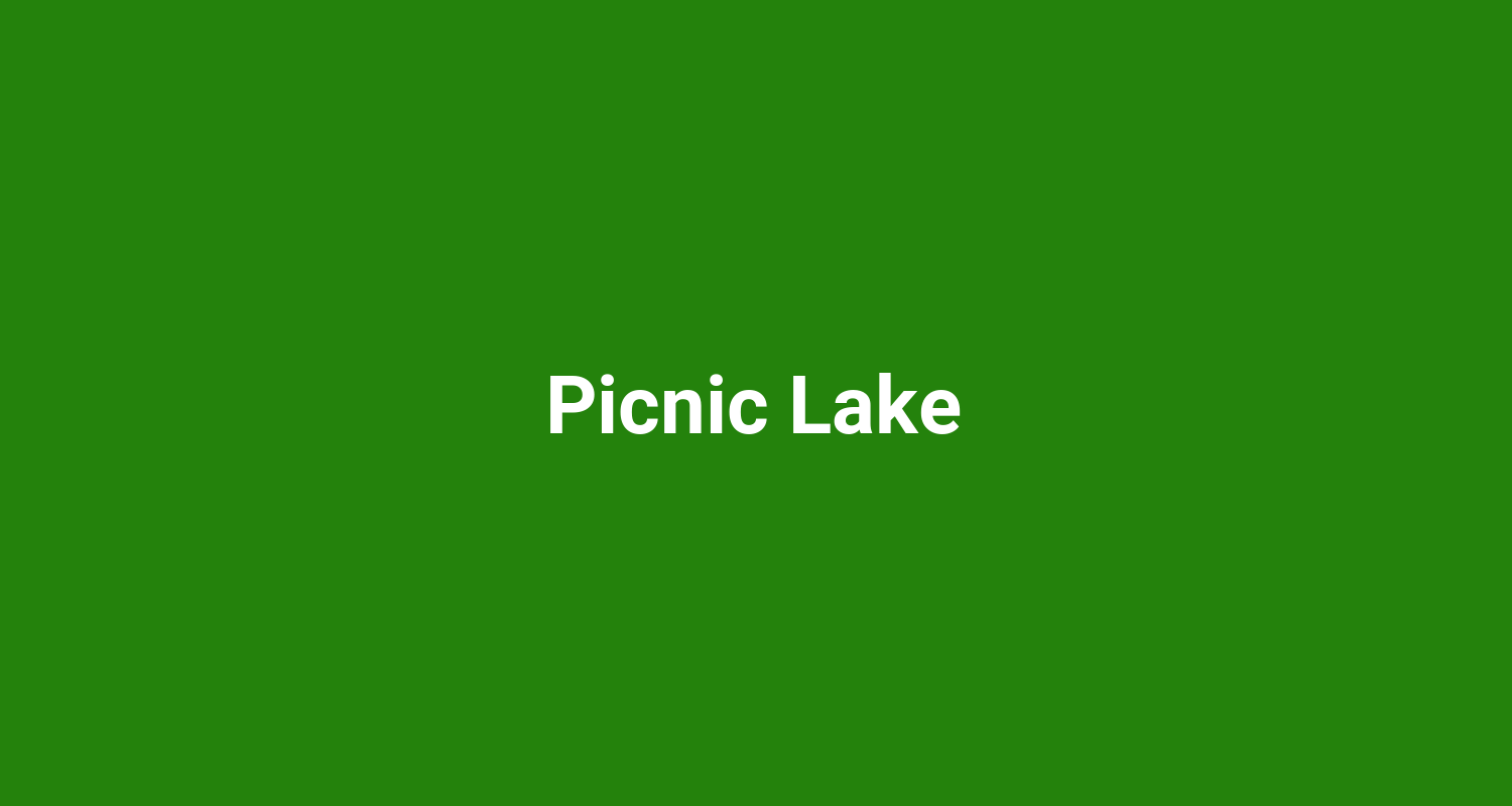 Picnic Lake