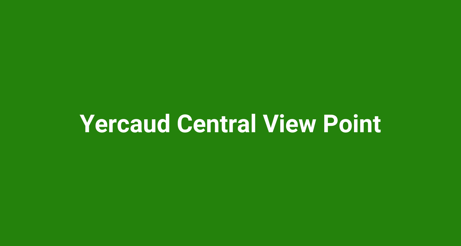Yercaud Central View Point