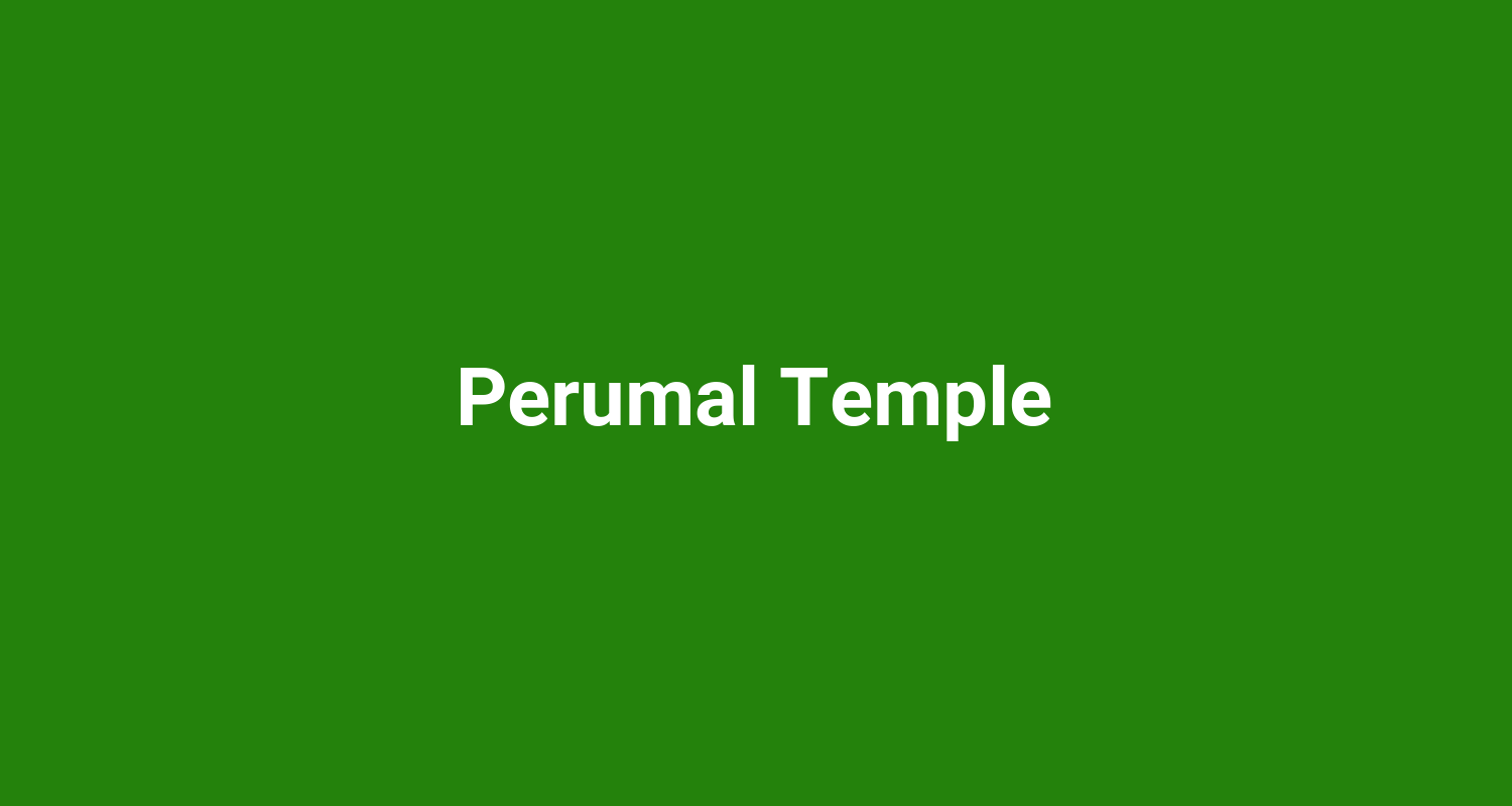 Perumal Temple