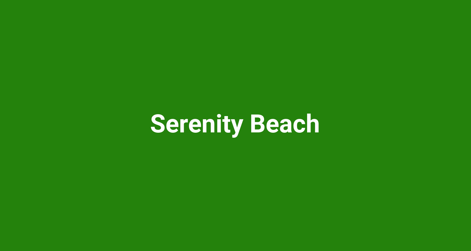 Serenity Beach