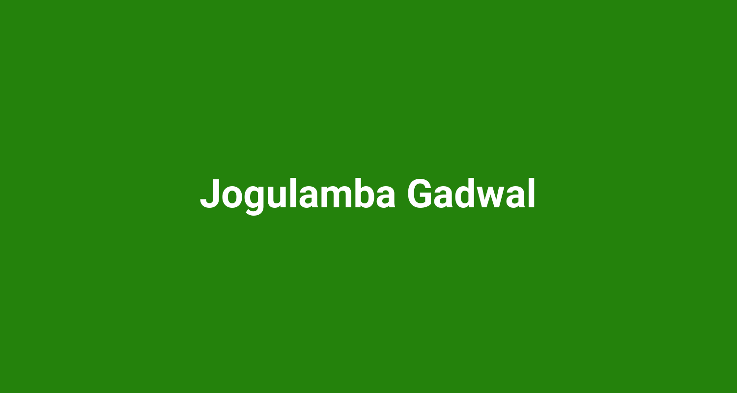 Jogulamba Gadwal