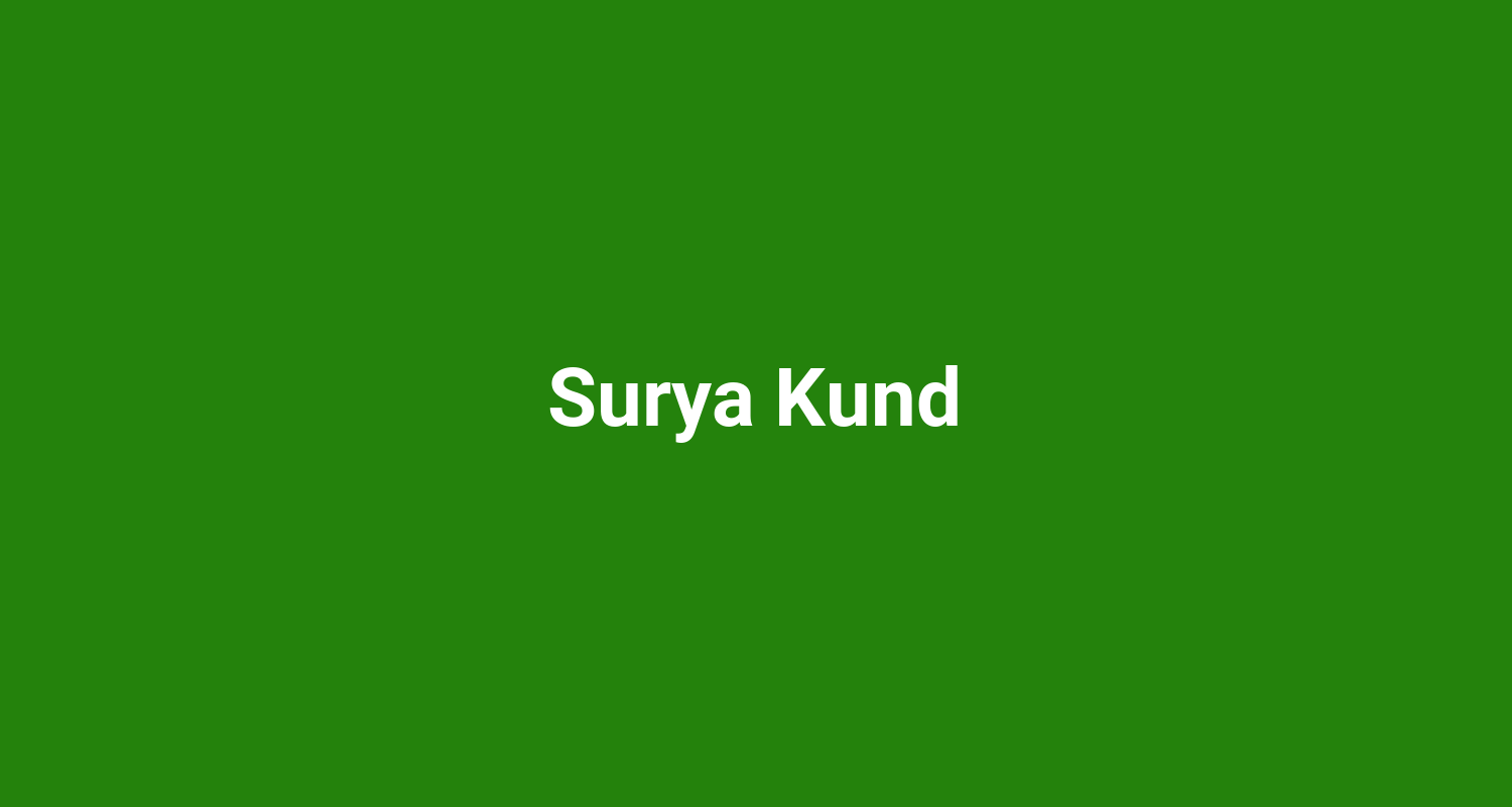 Surya Kund