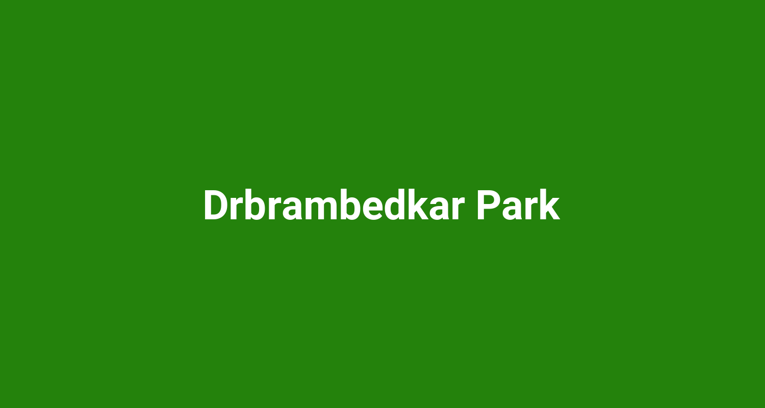 Drbrambedkar Park