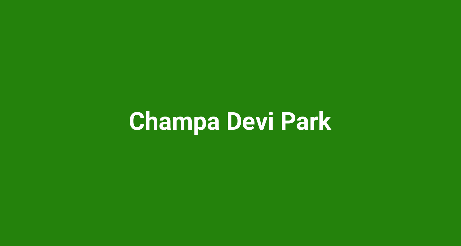Champa Devi Park