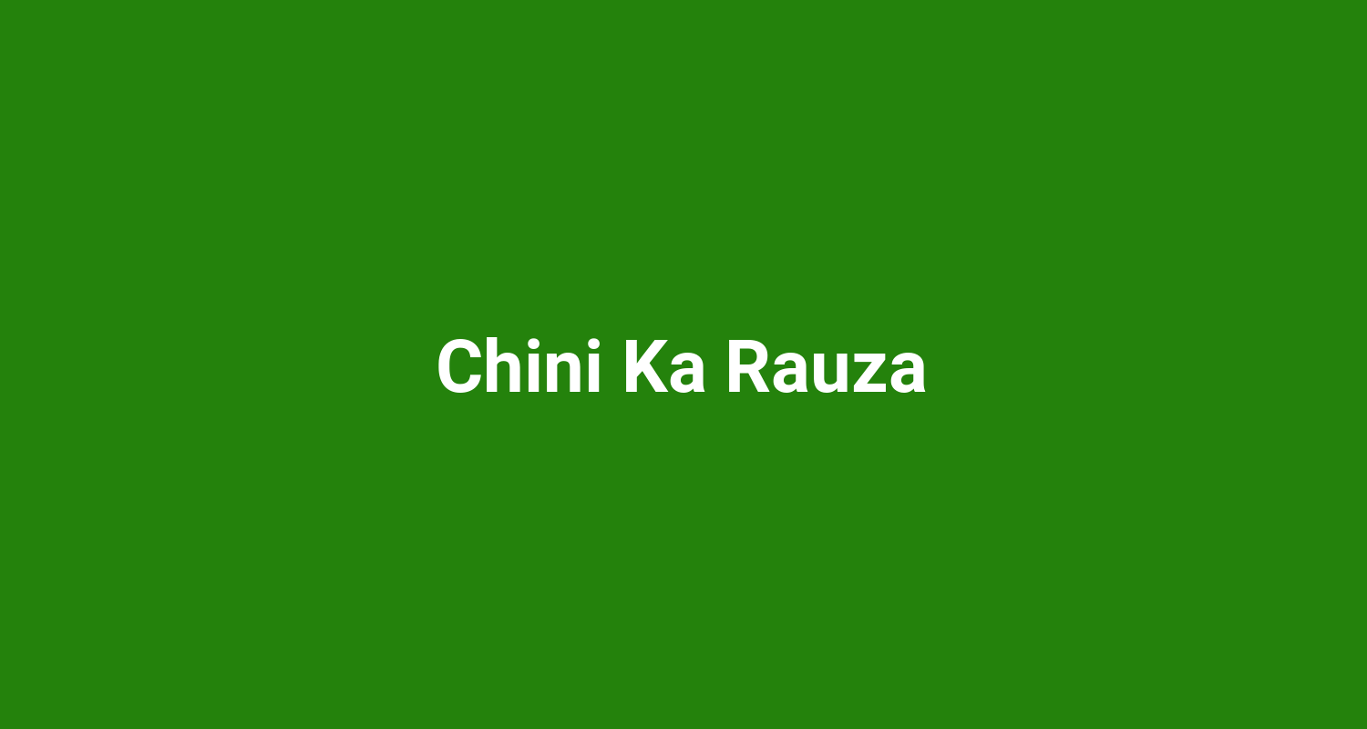 Chini Ka Rauza