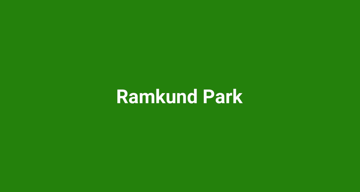 Ramkund Park
