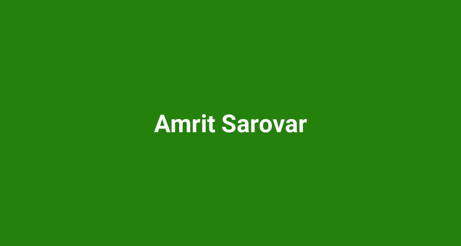 Amrit Sarovar
