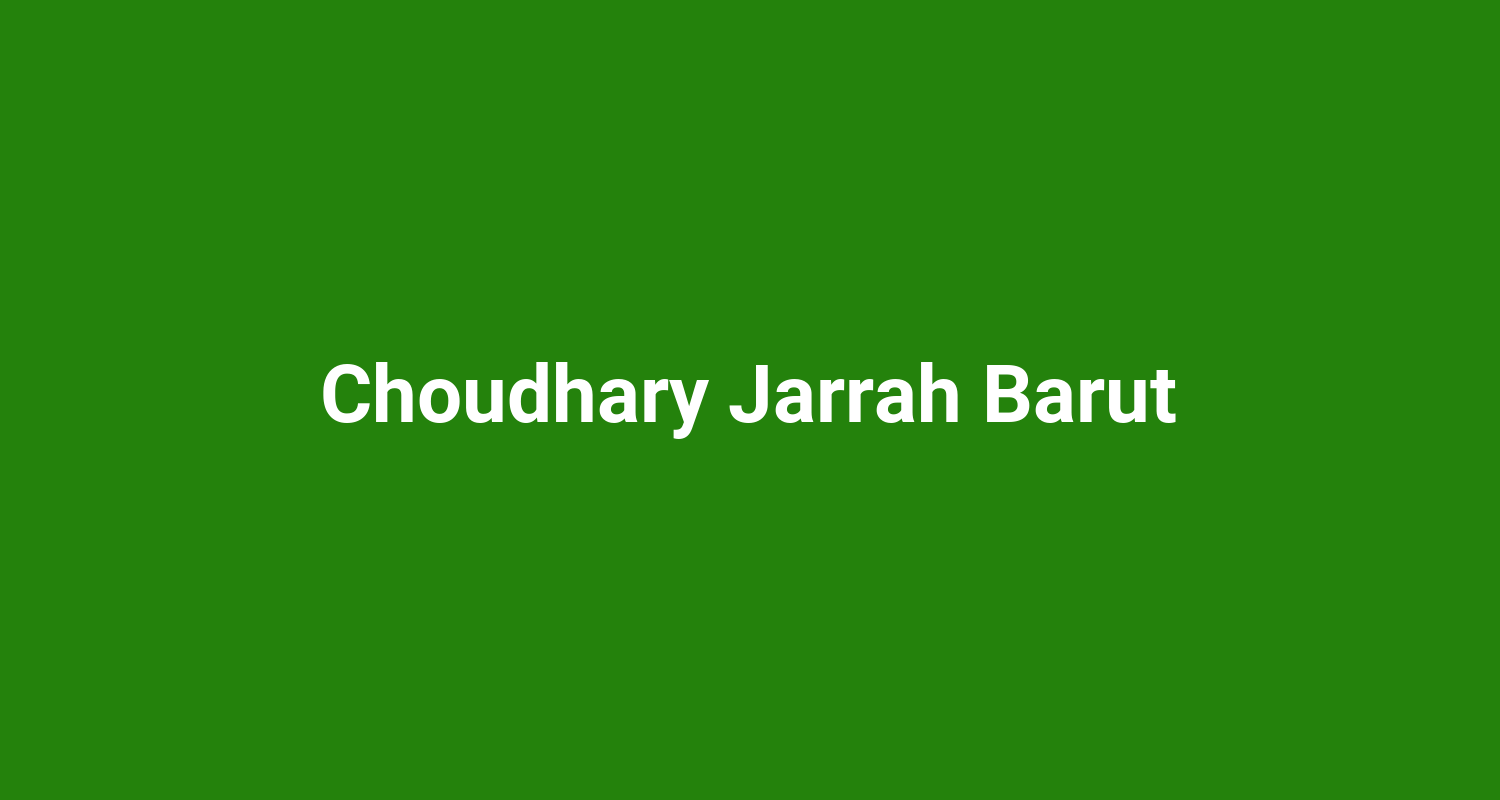 Choudhary Jarrah Barut
