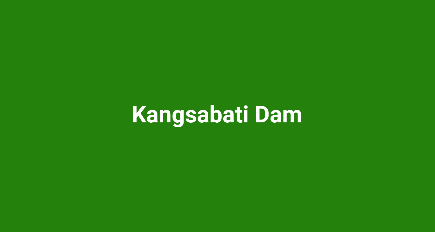 Kangsabati Dam