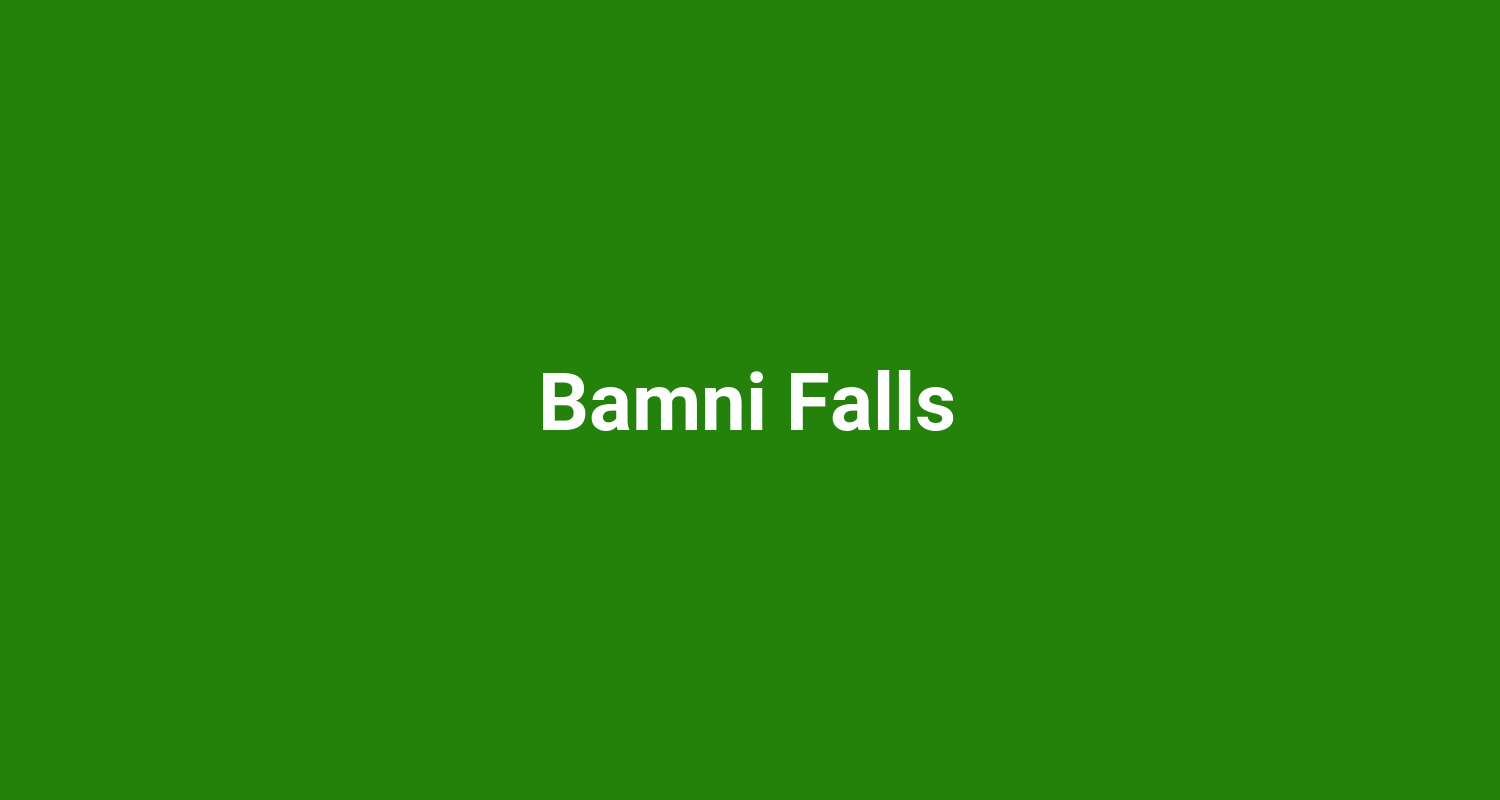 Bamni Falls