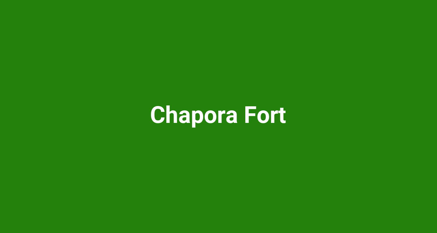 Chapora Fort