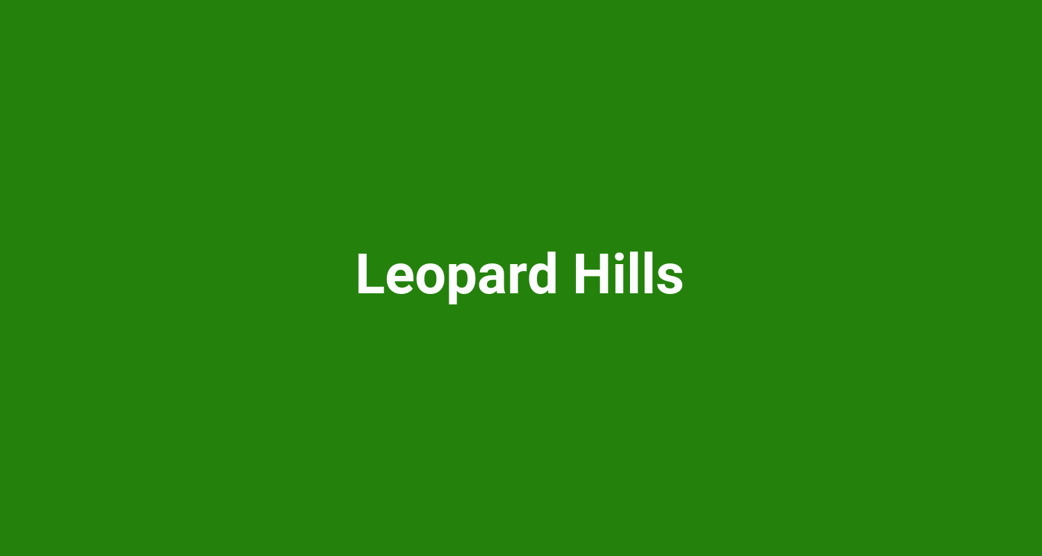 Leopard Hills