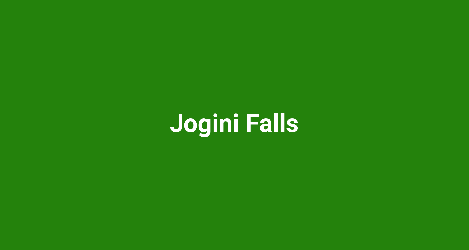 Jogini Falls