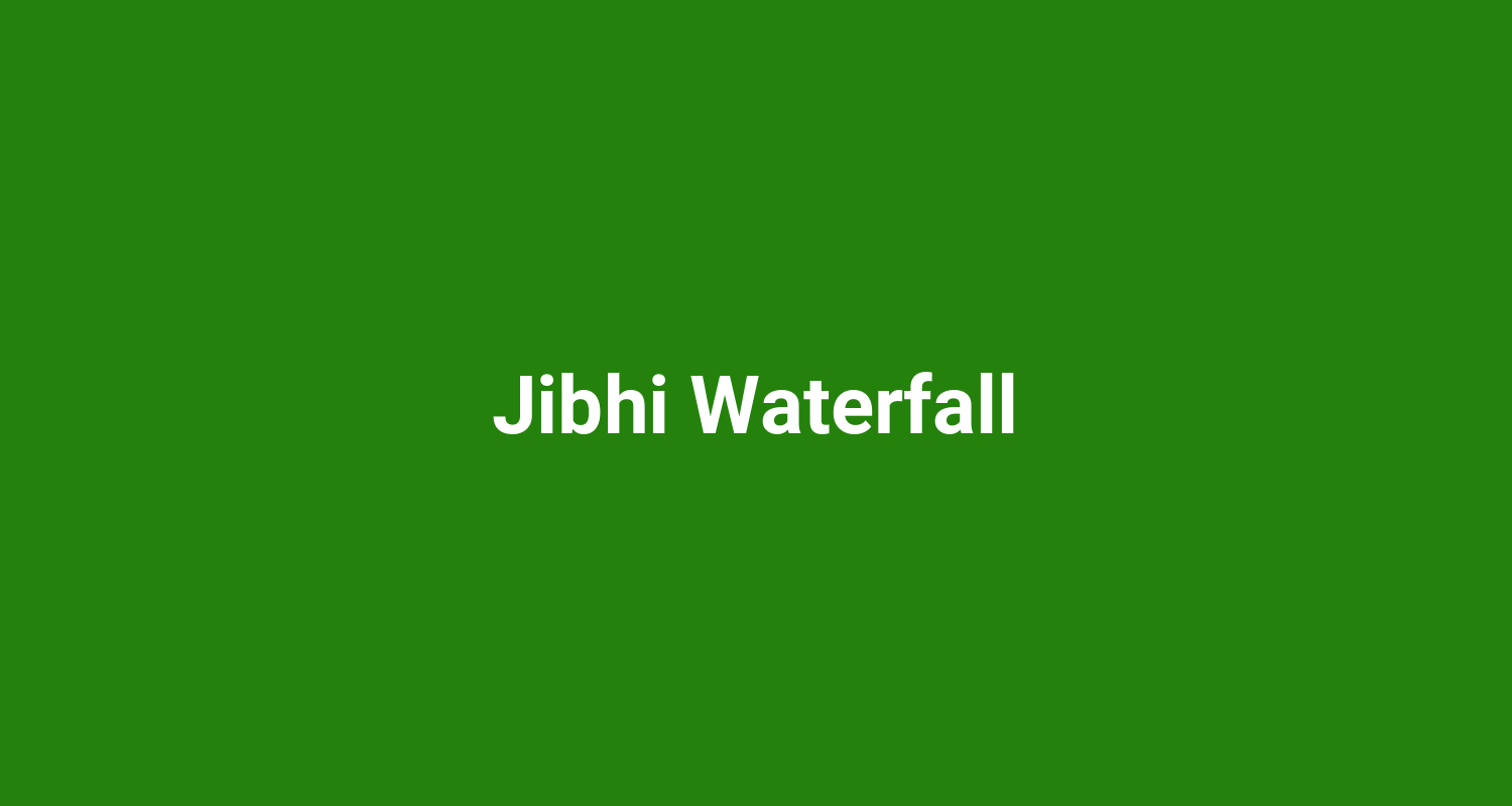 Jibhi Waterfall