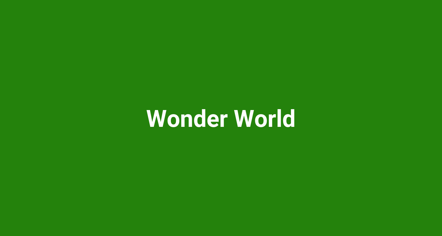 Wonder World