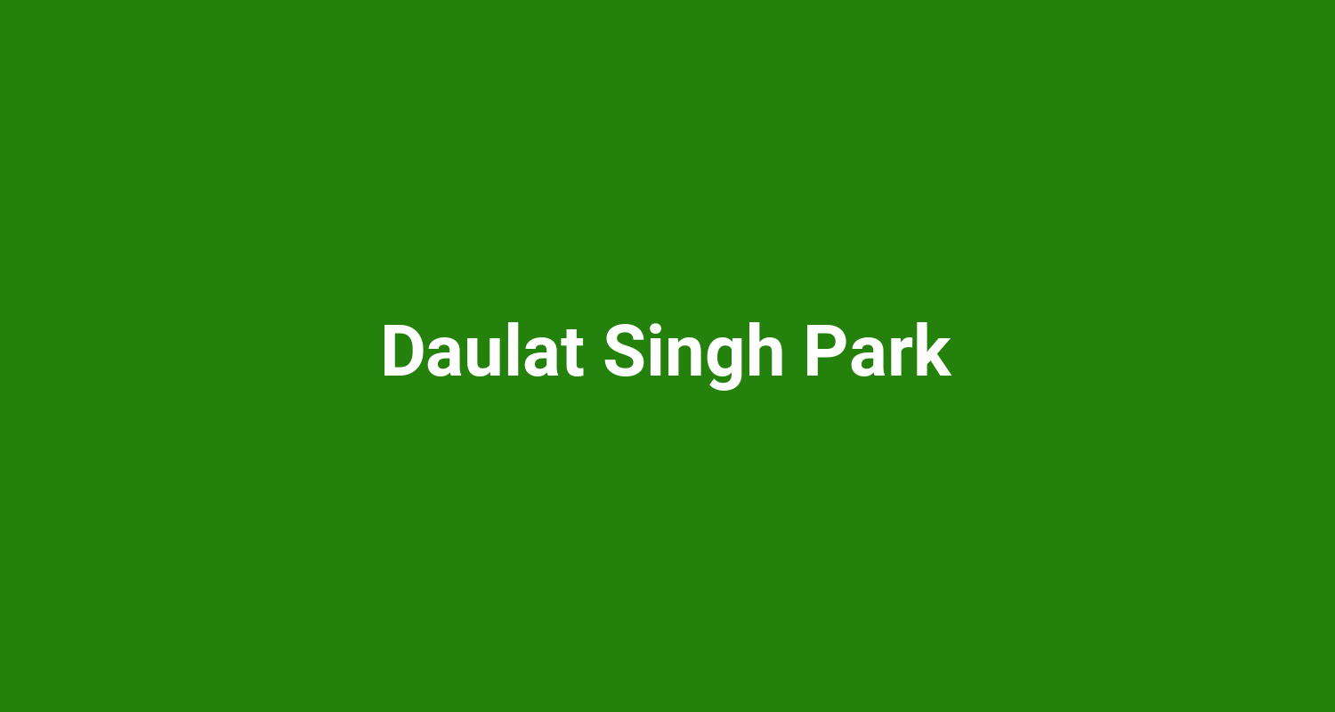 Daulat Singh Park