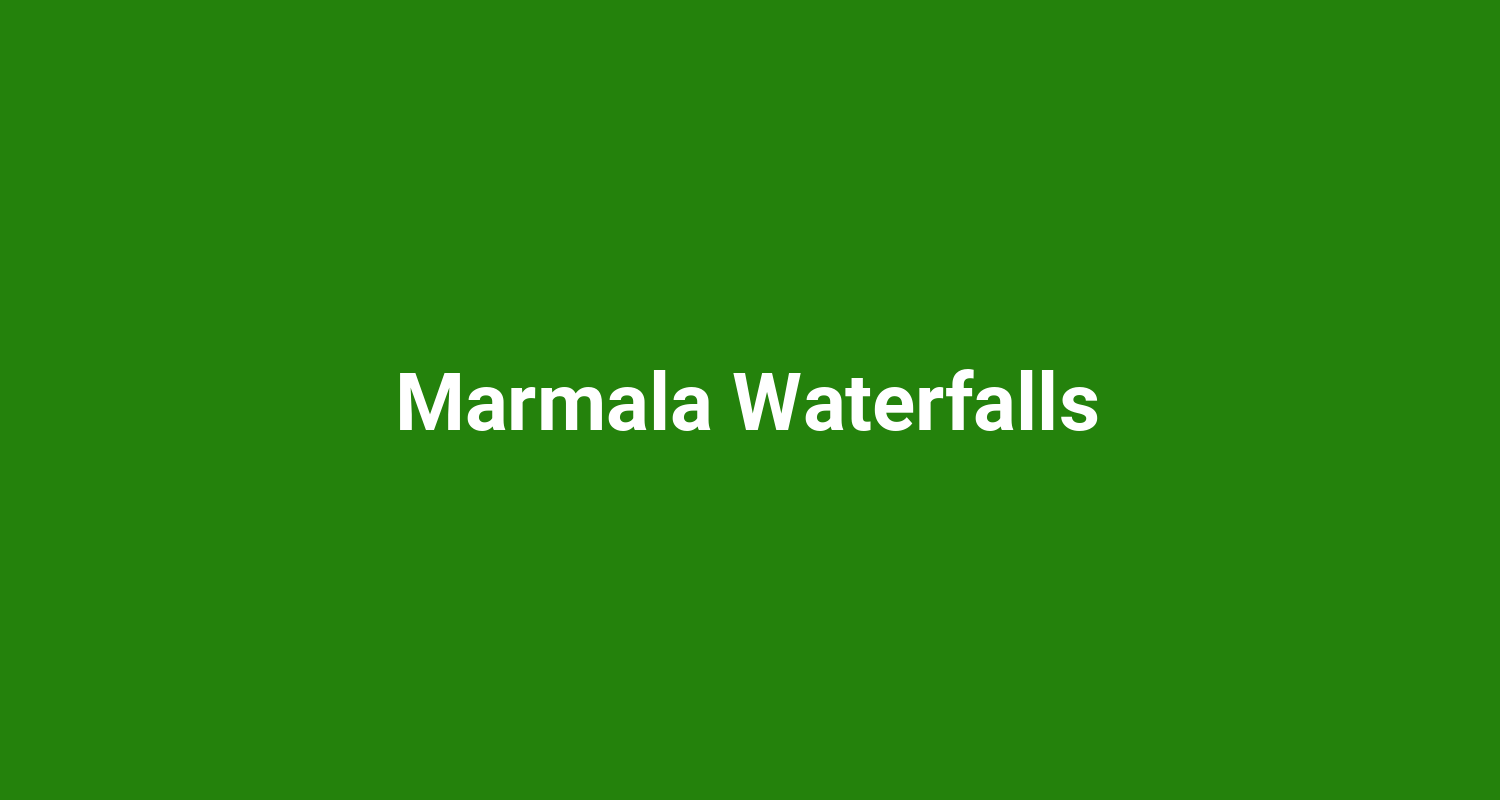 Marmala Waterfalls