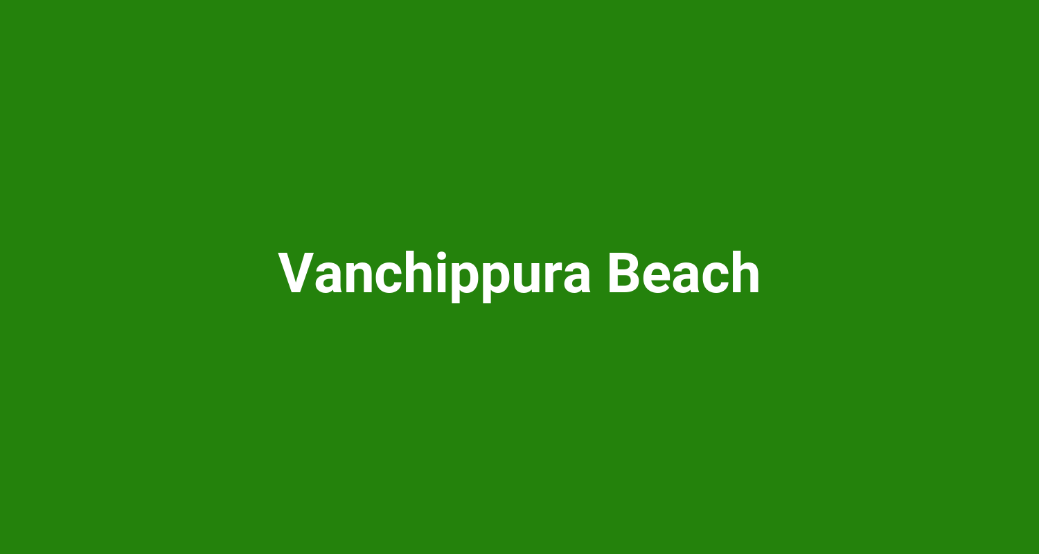 Vanchippura Beach