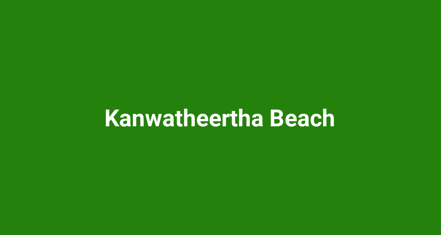 Kanwatheertha Beach