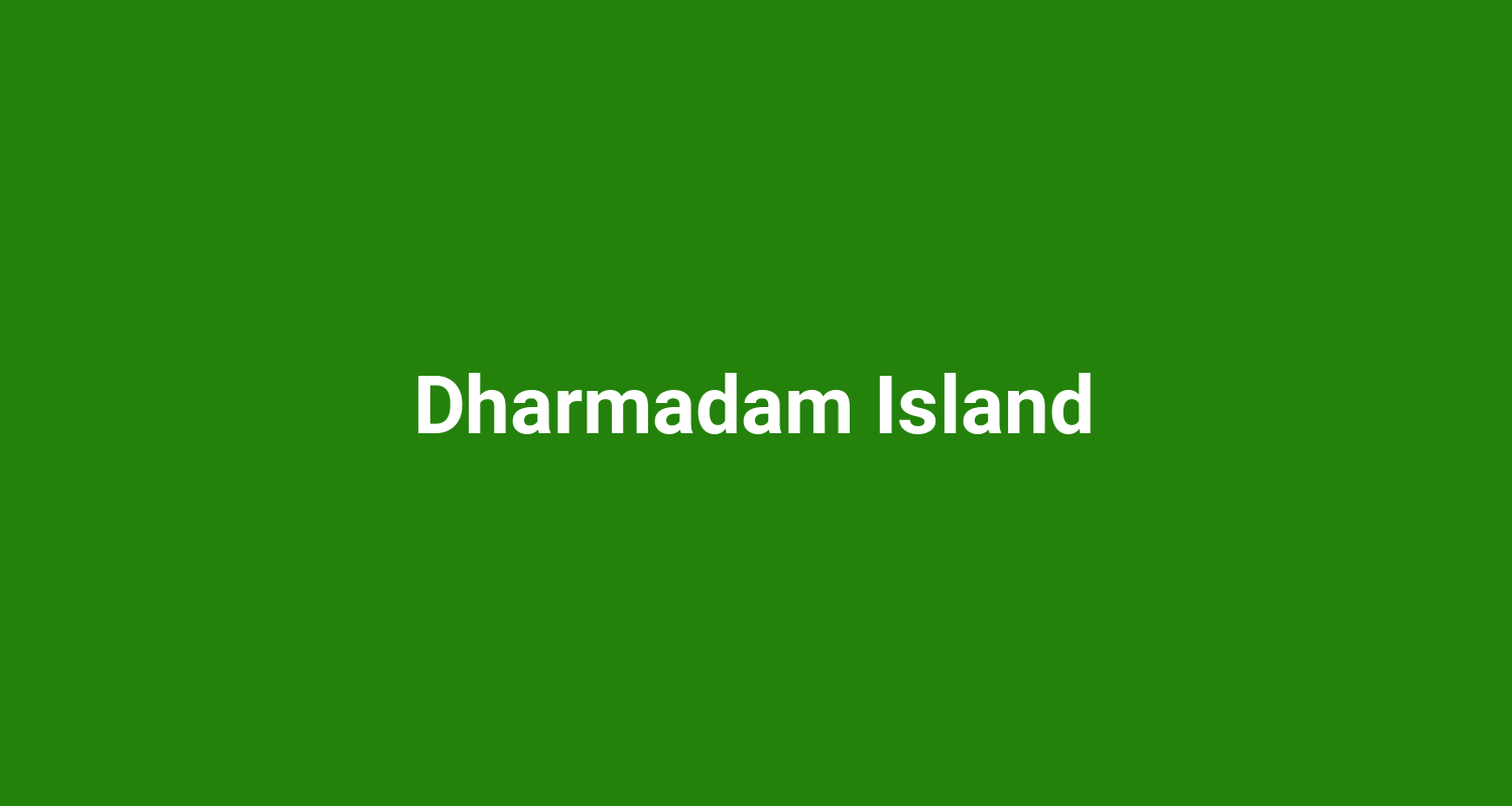 Dharmadam Island