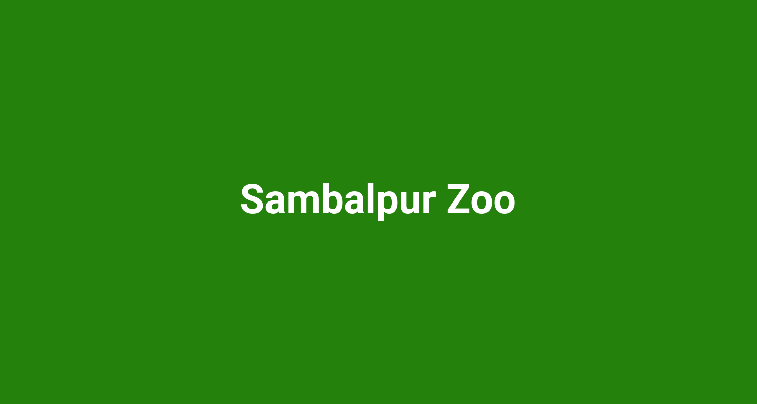 Sambalpur Zoo