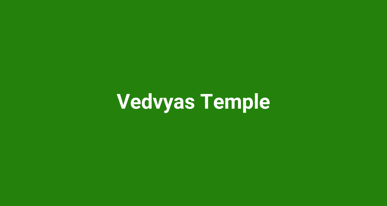 Vedvyas Temple