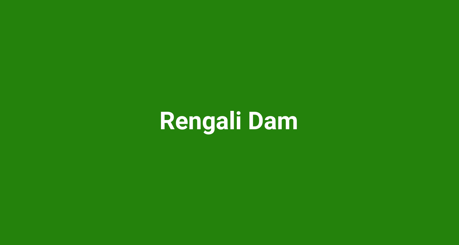 Rengali Dam
