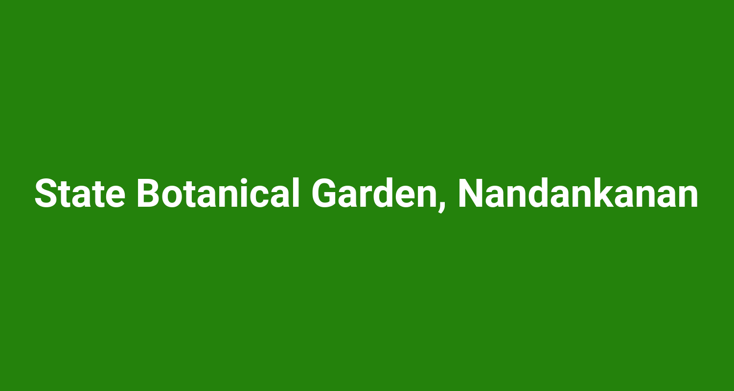 State Botanical Garden, Nandankanan
