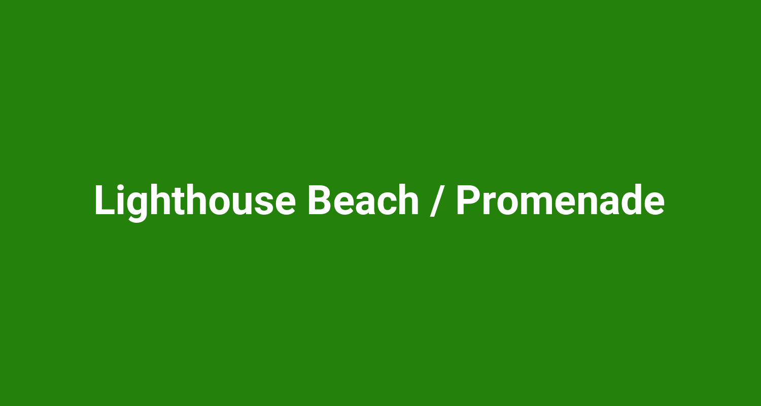 Lighthouse Beach / Promenade